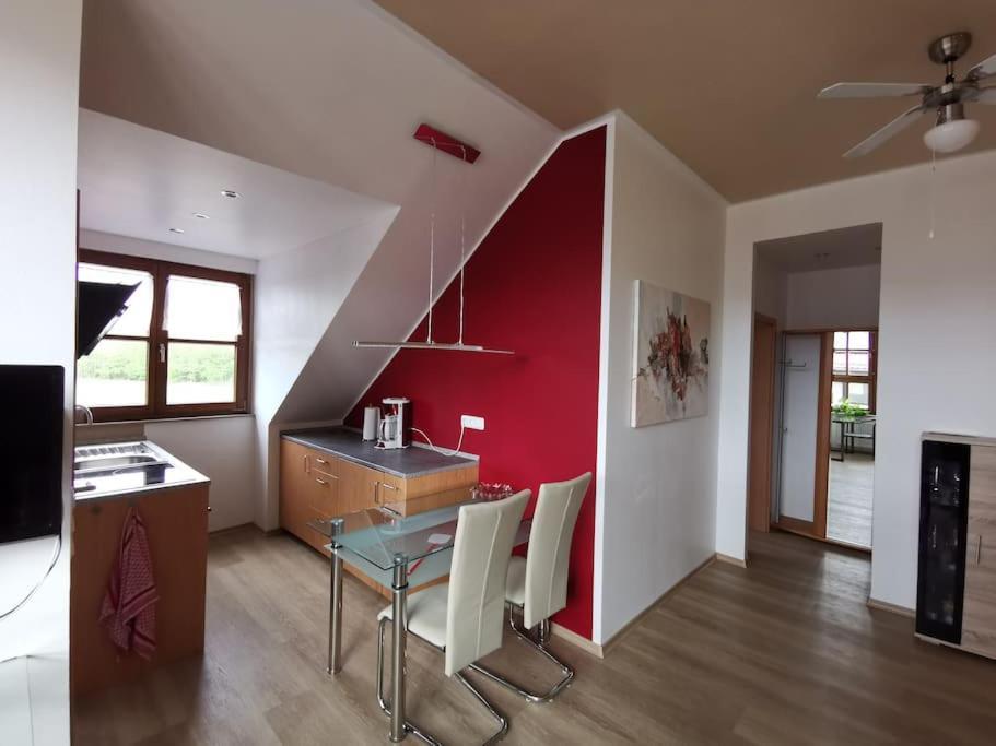 Studio Und Apartment Auf Dem Pferdehof Burgpreppach Exteriör bild
