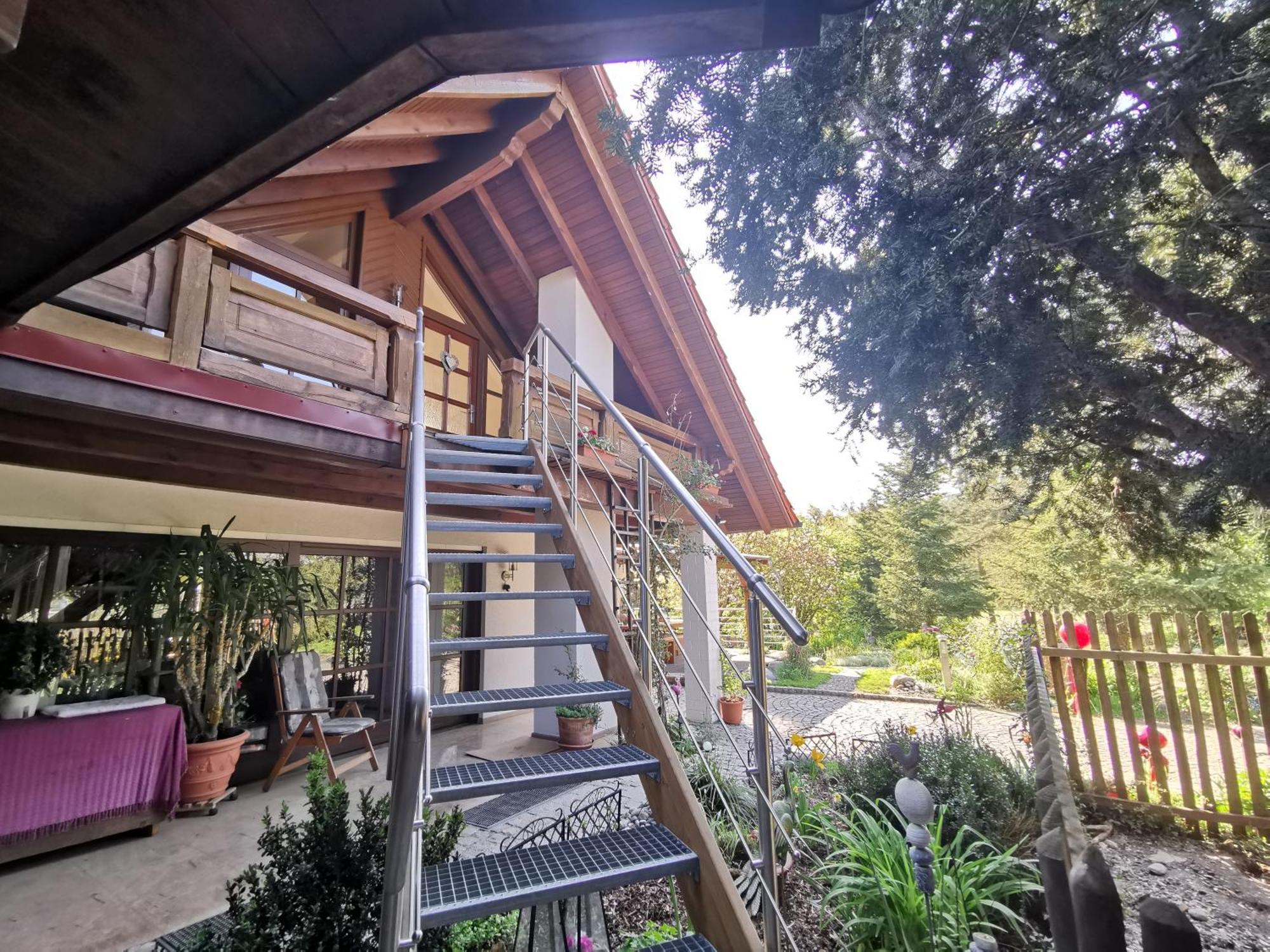 Studio Und Apartment Auf Dem Pferdehof Burgpreppach Exteriör bild